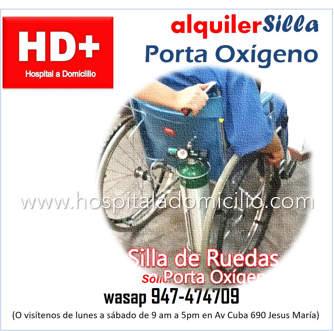 Silla de Ruedas Porta Oxigeno