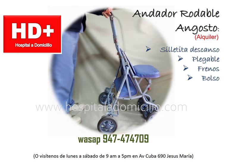 Alquiler de ANDADOR tipo BASTON plegable