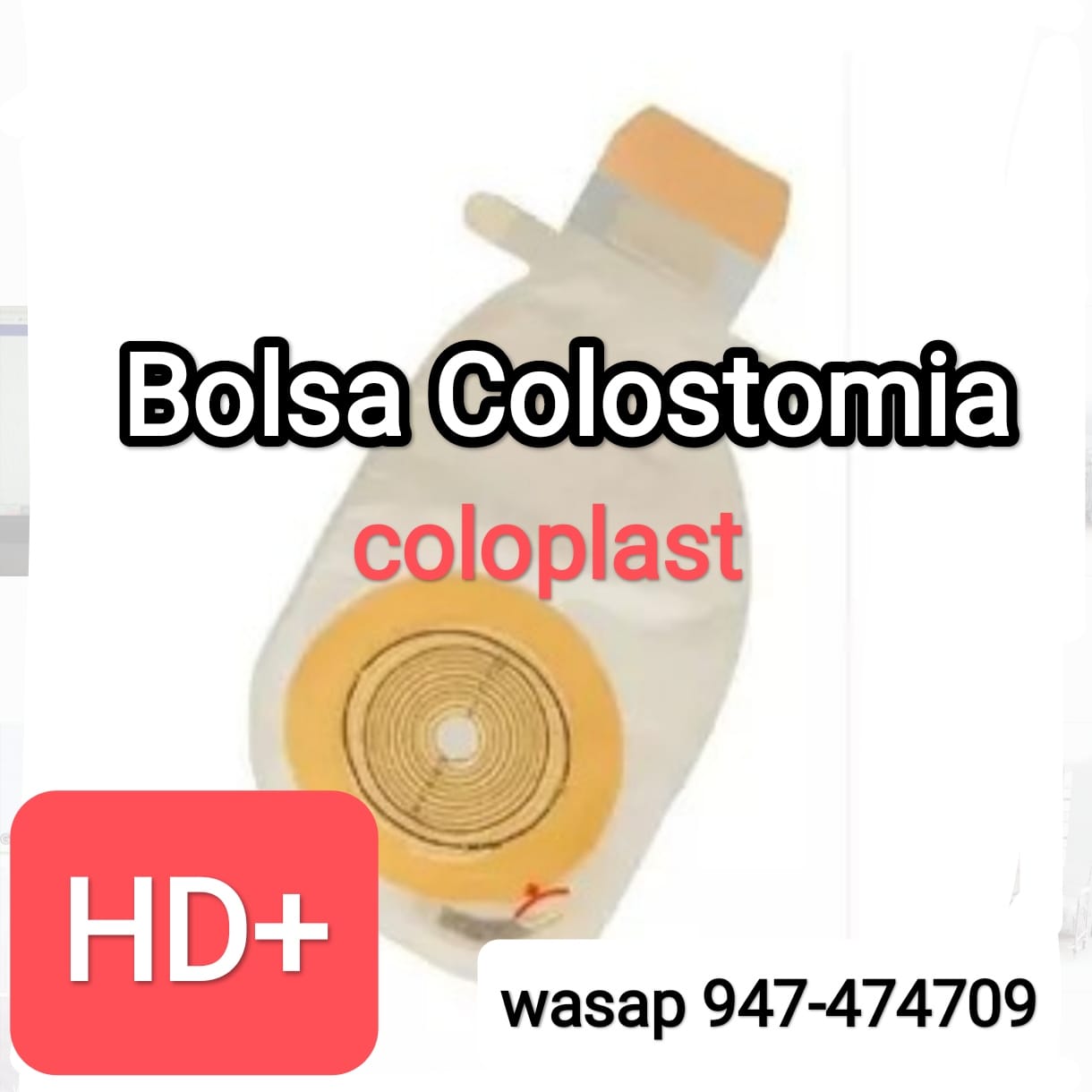 BOLSA de COLOSTOMIA