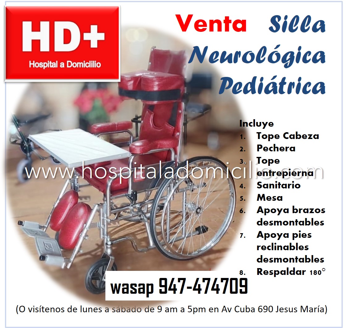 Silla de Ruedas Neurológica Pediatrica COMPLETA