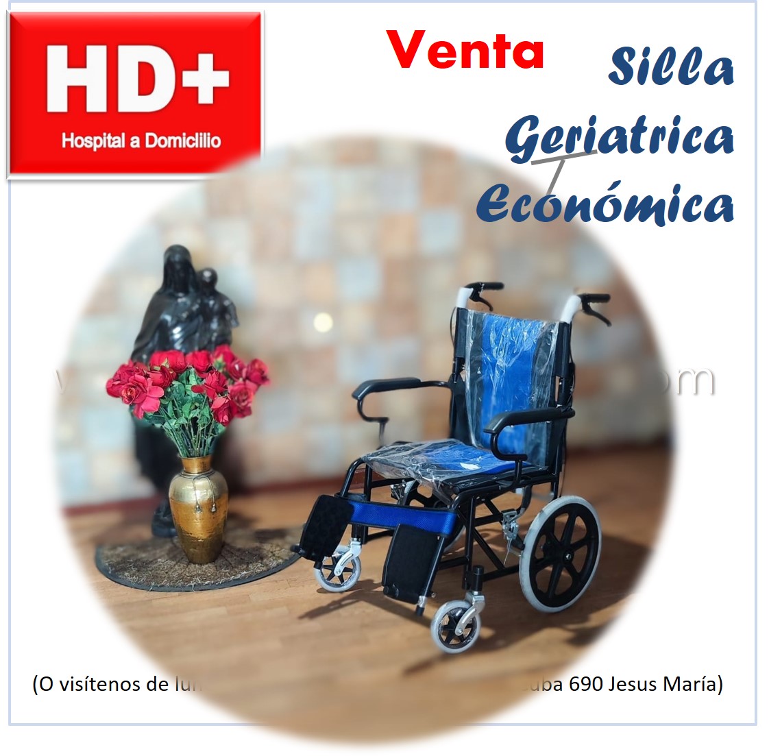 Silla de ruedas para Abuelitos ECONOMICA