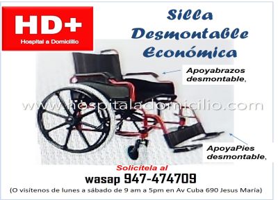 Silla Ruedas Desmontable Economica